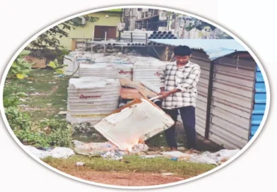 ଗନ୍ଧେଇଲାଣି: ୪ ଦିନ ହେଲାଣି ଅଳିଆ ଉଠୁନି